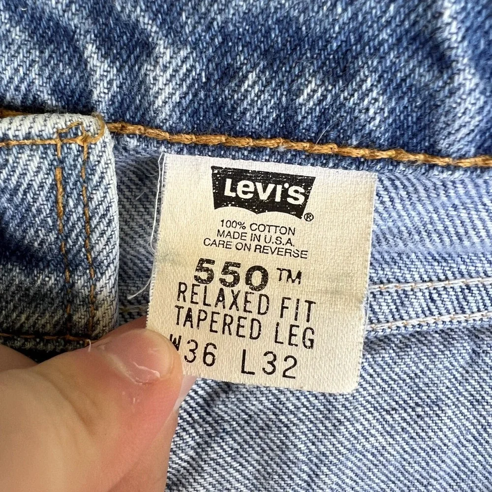 VTG Levi's 550 Jeans Mens 35x31